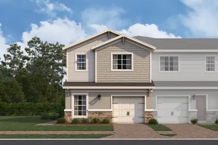 New construction Townhouse house 2688 Brave Reeves Rd, Orlando, FL 32822 plan Granada - image