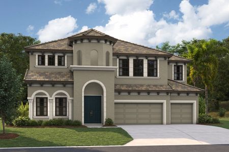 New construction Single-Family house 35072 Big Hawk Dr, Zephyrhills, FL 33541 plan Granada II - image
