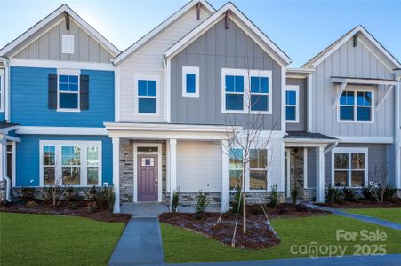 New construction Townhouse house 10509 Boudreaux St, Huntersville, NC 28078 The Gardengate- photo 0