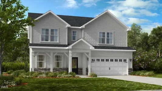 New construction Single-Family house 1104 Sun Springs Rd, Wake Forest, NC 27587 plan Andrews - image
