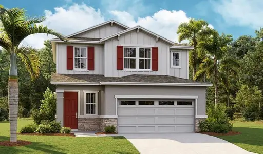 New construction Single-Family house 1663 Crooked Creek St, St. Cloud, FL 34772 - image