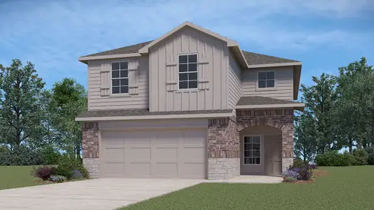 New construction Single-Family house 6022 Granite Quarry, San Antonio, TX 78222 plan The Kate - image