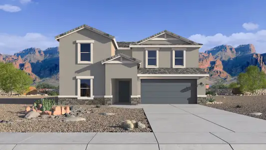 New construction Single-Family house 26122 W Nancy Ln, Buckeye, AZ 85326 plan Ozark - image