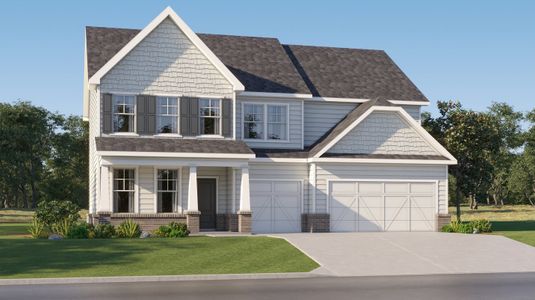 New construction Single-Family house Madison, GA 30650 plan Everett with Basement - image