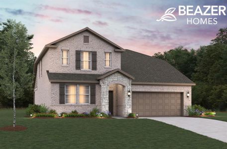 New construction Single-Family house 5117 Shady River Drive, Denton, TX 76207 Cascade- photo 0