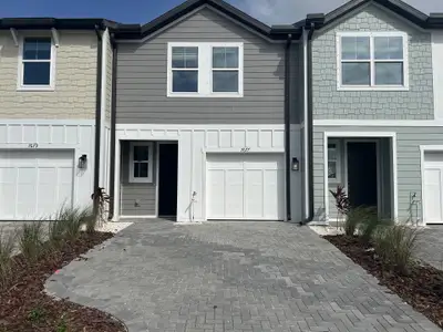 New construction Townhouse house 7677 Deer Valley Cir, Tampa, FL 33635 Palm- photo 0