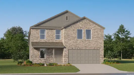 New construction Single-Family house 1809 Stonechat, New Braunfels, TX 78130 plan Sherman - image