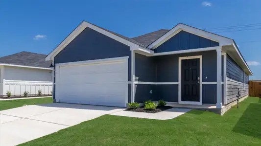 New construction Single-Family house 478 Bull Lake Cir, Buda, TX 78610 plan The Caprock - image