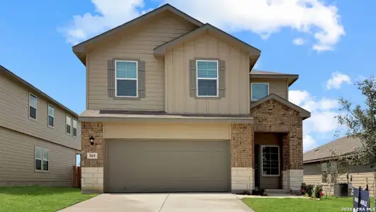 New construction Single-Family house 269 Violet Sylph, San Antonio, TX 78253 plan The Emma - image