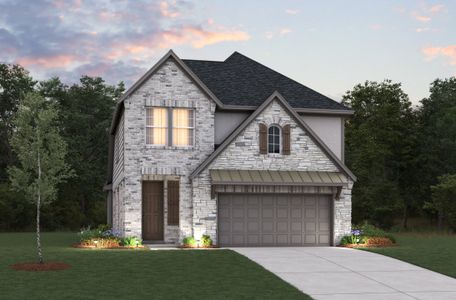 New construction Single-Family house 26214 Happy Home St, Hockley, TX 77447 plan Sheffield - image