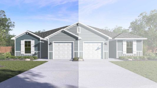 New construction Duplex house 594 Arnold Lp, Unit A, Uhland, TX 78640 The Maddie- photo 0