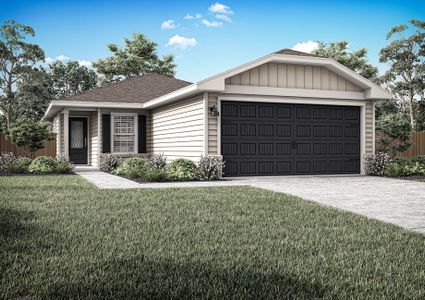 New construction Single-Family house 101 W Luna Blue Ln, Jarrell, TX 76537 plan Chestnut - image