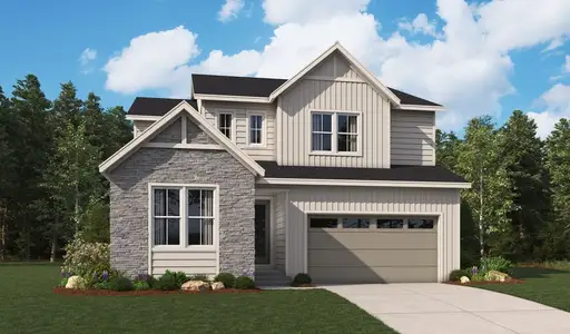 New construction Single-Family house 16883 Mighty Eagle Ave, Parker, CO 80134 plan Dupont - image