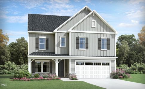 New construction Single-Family house 2121 Birdhouse Ln, Wake Forest, NC 27587 Landrum III- photo 0 0