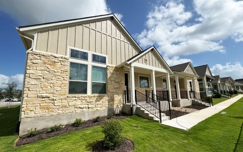 New construction Condo house 139 Stewart Dr, Unit 102, San Marcos, TX 78666 plan Evia Side A - image