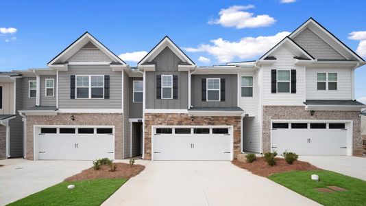New construction Townhouse house 1307 Aura Ln, Lawrenceville, GA 30045 plan Stratford - image