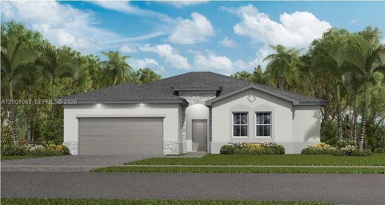 New construction Single-Family house 17291 Sw 287 St, Miami, FL 33033 plan Compass - image