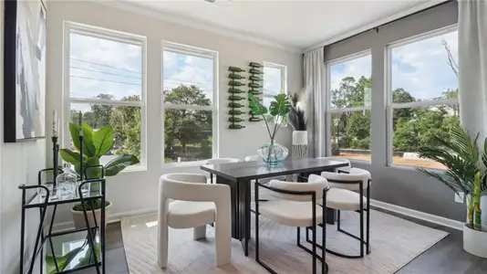 New construction Townhouse house 3571 Overlook Rise Dr, Peachtree Corners, GA 30092 - image