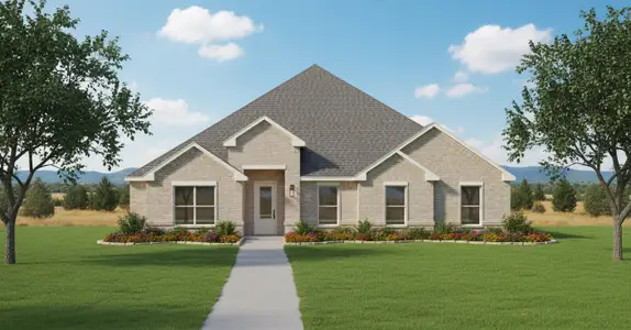 New construction Single-Family house 122 Stagecoach Xing, Bridgeport, TX 76426 plan The Camellia - image