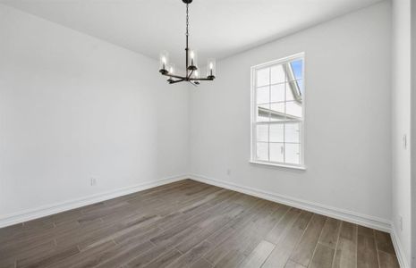 Elegant dining room*real home pictured