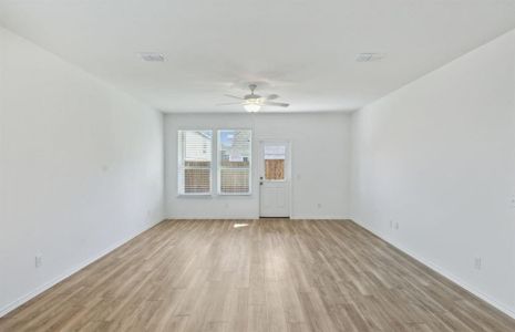 Expansive gathering room*real home pictured