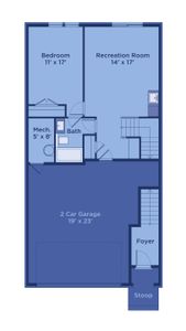 New construction  house 3605 Belle Fields Xing, Suwanee, GA 30024 plan The Flint - image