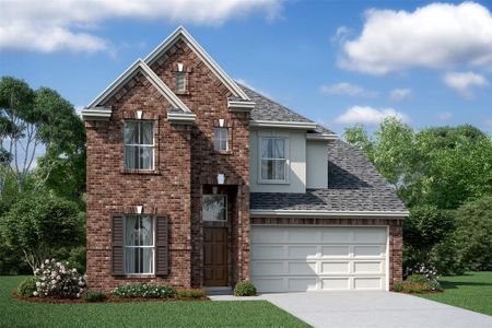 New construction Single-Family house 2511 Dark Lantern Drive, Rosenberg, TX 77471 Elmore- photo 0