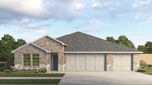 New construction Single-Family house 248 Rivers Edge Dr, Georgetown, TX 78628 plan The Courtland - image