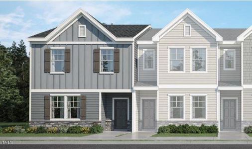 New construction Townhouse house 2484 Tonoloway Drive, Unit 327- Carlisle C, Raleigh, NC 27610 Carlisle- photo 0