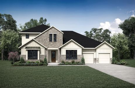 New construction Single-Family house 1810 Crimson Sunset Dr, Georgetown, TX 78628 plan Somerville - image