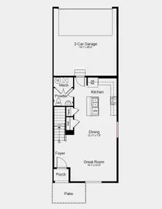 New construction Townhouse house 6570 Parterre Pkwy N, Unit 1, Thornton, CO 80602 plan Frontier - image