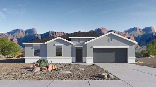 New construction Single-Family house 5686 E Azara Dr, San Tan Valley, AZ 85140 plan Irving - image