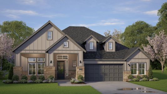 New construction Single-Family house 11922 Rice View Dr, Mont Belvieu, TX 77523 plan Darien 65’Lot - image