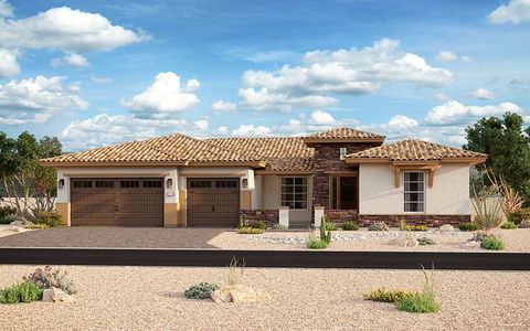 New construction Single-Family house 21126 E Diana Way, Queen Creek, AZ 85142 Amarante- photo 1 1