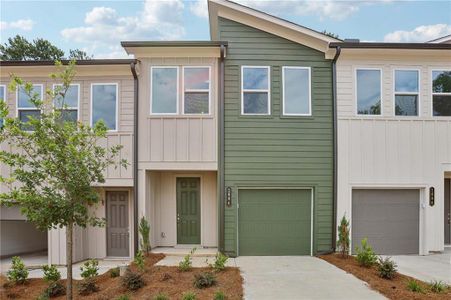 New construction Townhouse house 1684 Hannah Terrace Nw, Atlanta, GA 30318 Indigo Homeplan- photo 0