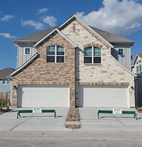 New construction Townhouse house 5219 Capricorn Way, Iowa Colony, TX 77583 Retreat - Villas Collection- photo 0