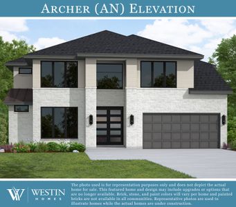 New construction Single-Family house 5006 Nesbit Path, Rosenberg, TX 77471 plan The Archer - image