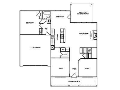 New construction Single-Family house Winder, GA 30680 plan The Lakehurst - image 3