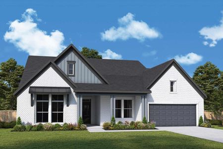 New construction Single-Family house 1708 Dumas St, Todd Mission, TX 77316 plan The Leeward - image