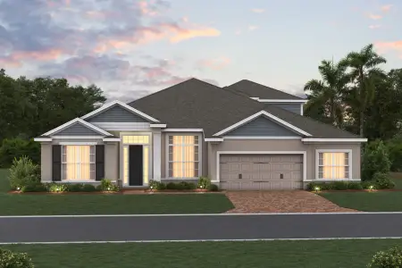 New construction Single-Family house 3223 Roseville Dr, Apopka, FL 32712 plan Brookhaven Fl - image