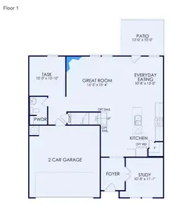 New construction Single-Family house 236 Delilah St, McDonough, GA 30252 plan Hampton - image
