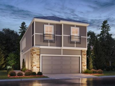 New construction Single-Family house 3207 Quiet Sunset Dr, Houston, TX 77080 plan The Harlow (S135) - image