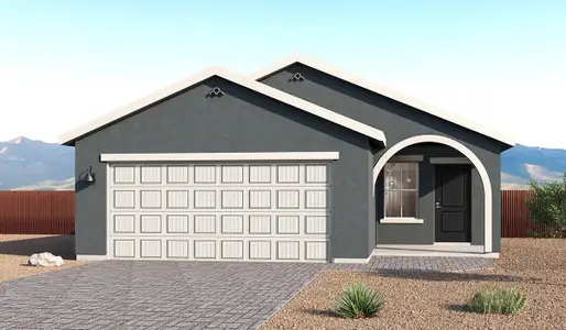 New construction Single-Family house 6708 S Sundance Kid Ave, Tucson, AZ 85746 plan Amber - A30A - image