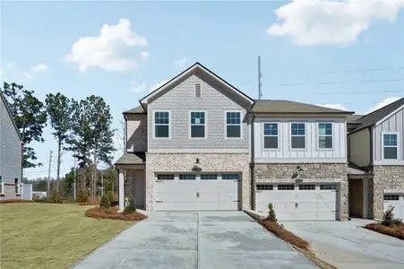 New construction Townhouse house 6700 Armonia Dr Sw, Mableton, GA 30126 plan Foxglove - image