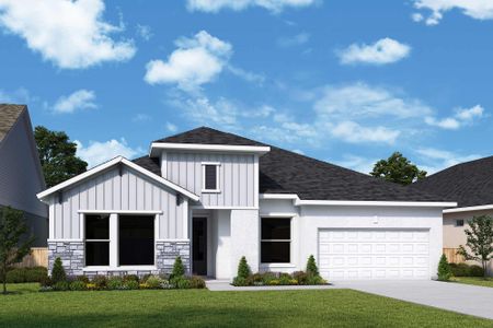 New construction Single-Family house 13432 Bergamont Circle, Tampa, FL 33618 The Polluck- photo 0