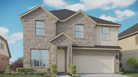 New construction Single-Family house 25808 Jasmine Sprig Ln, Elgin, TX 78621 plan Capri - image