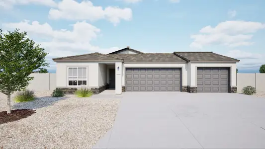 New construction Single-Family house 1381 W Tigua Wy, Coolidge, AZ 85128 plan Barberry - image