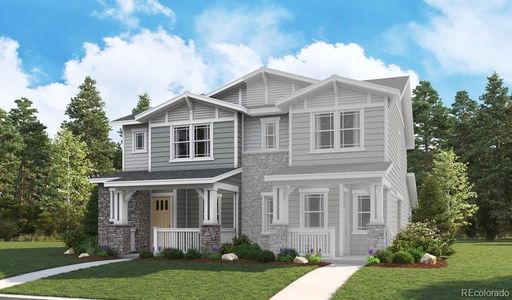 New construction Single-Family house 8867 Snake River Street, Littleton, CO 80125 Boston- photo 0