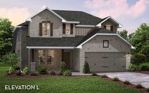 New construction Single-Family house 521 Exploration Cir, Liberty Hill, TX 78642 plan Silverthorne - image