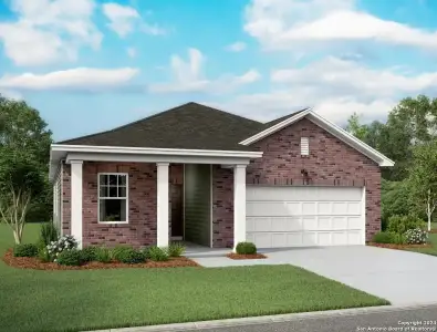 New construction Single-Family house 14317 Heartwood Xing, San Antonio, TX 78252 plan Prism - image